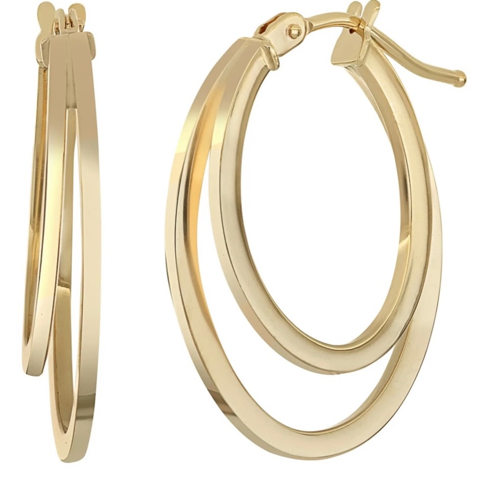 New 14K Gold Double Hoop
Earrings
BONY LEVY
